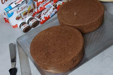 Cliquez pour zoomer ! Layer cake Kinder Bueno Thermomix par sarahdream2020