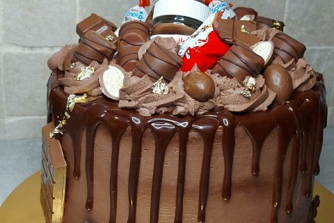 Cliquez pour zoomer ! Layer cake Kinder Bueno Thermomix par sarahdream2020