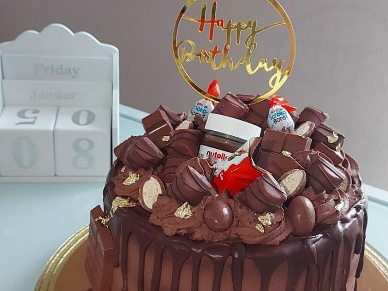 Cliquez pour zoomer ! Layer cake Kinder Bueno Thermomix par sarahdream2020