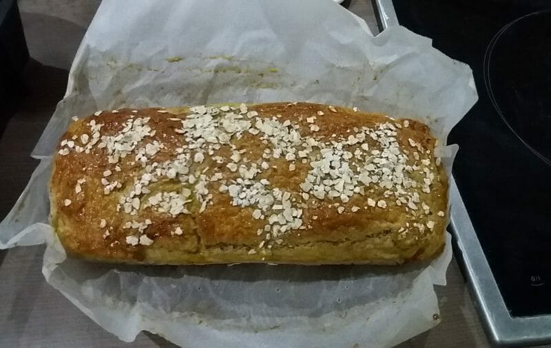 Cliquez pour zoomer ! Pain aux flocons d’avoine et au miel Thermomix par HMarie