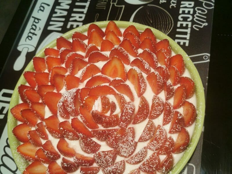 Cliquez pour zoomer ! Tarte aux fraises sans cuisson Thermomix par valoucook86