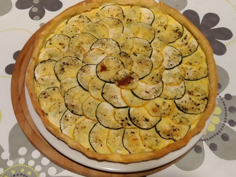 Cliquez pour zoomer ! Tarte courgettes et ricotta Thermomix par gourmande32