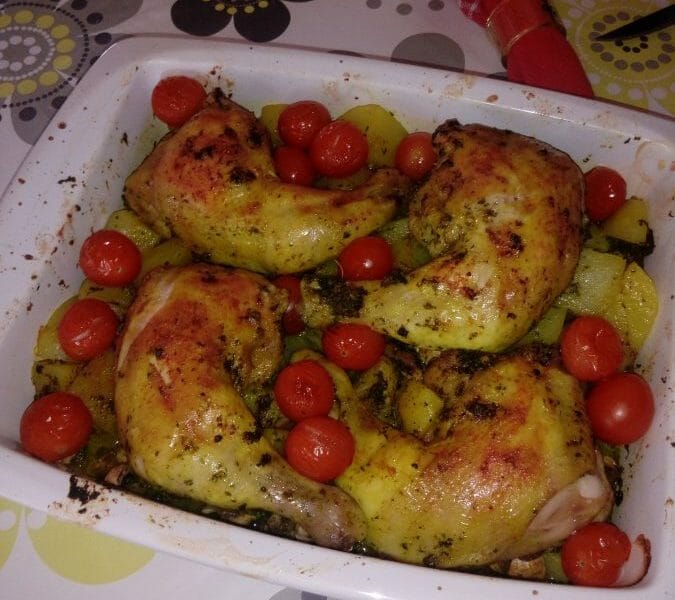 Cliquez pour zoomer ! Poulet rôti à la Marocaine Thermomix par gourmande32