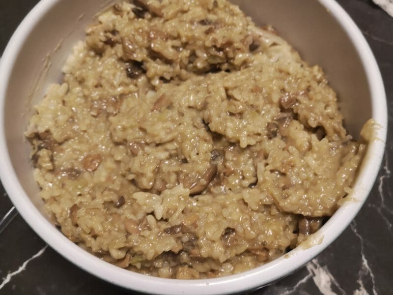 Cliquez pour zoomer ! Risotto champignons et courgettes Thermomix par corinne_153