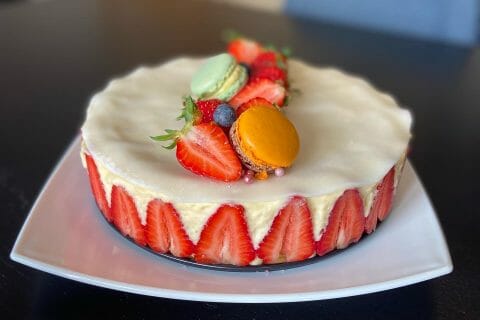 Cliquez pour zoomer ! Fraisier Thermomix par margaux02