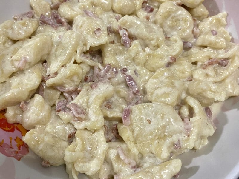 Cliquez pour zoomer ! Knepps à la crème et aux lardons Thermomix par margaux02