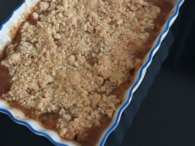 Cliquez pour zoomer ! Crumble aux Pommes Thermomix par lisa_lilou