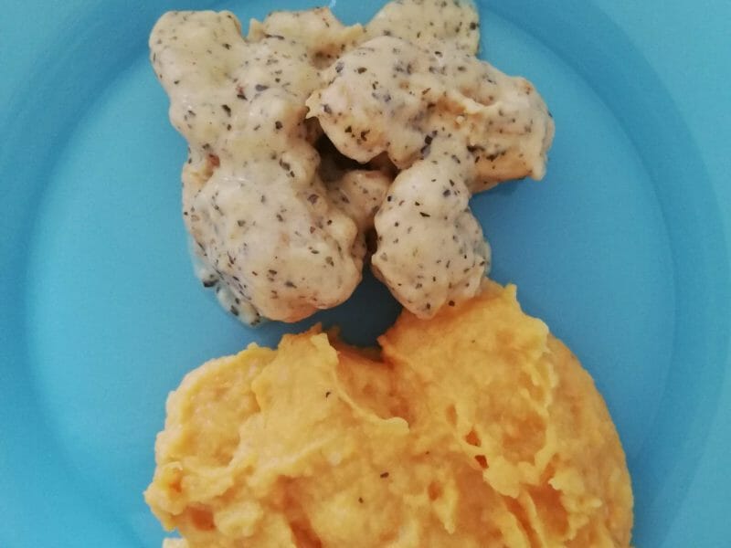 Cliquez pour zoomer ! Purée de pommes de terre et patates douces Thermomix par Gabrielle