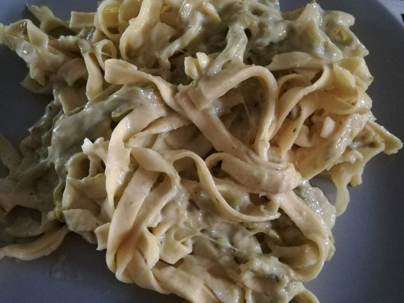 Cliquez pour zoomer ! Tagliatelles aux asperges vertes Thermomix par Gabrielle