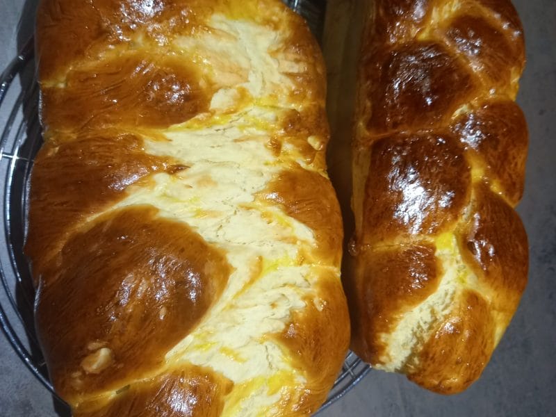 Cliquez pour zoomer ! Brioche tressée à la mie filante Thermomix par fabienne_80