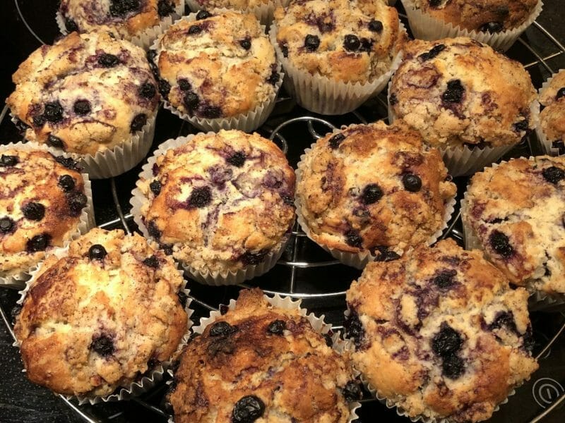 Cliquez pour zoomer ! Muffins aux myrtilles Thermomix par patricialola