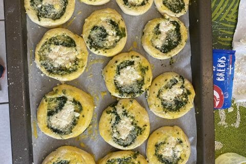 Cliquez pour zoomer ! Spirales feuilletées épinards et feta Thermomix par Plume13400