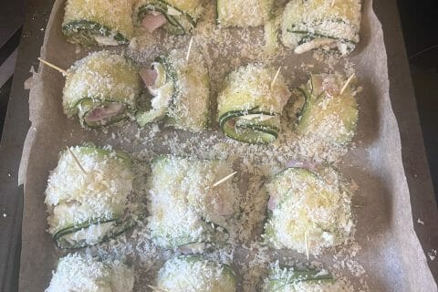 Cliquez pour zoomer ! Roulés de courgettes au jambon Thermomix par Plume13400