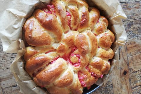 Cliquez pour zoomer ! Brioche aux pralines roses Thermomix par arwen