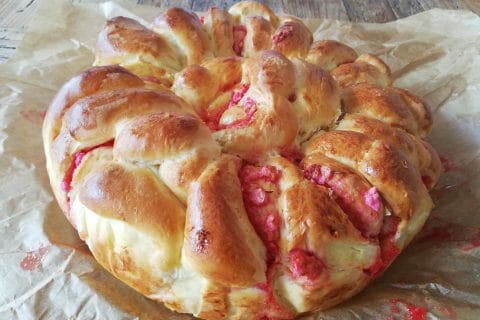 Cliquez pour zoomer ! Brioche aux pralines roses Thermomix par arwen