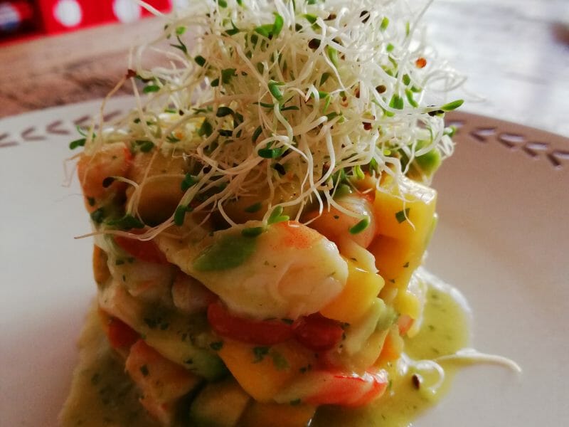 Cliquez pour zoomer ! Ceviche de crevettes, mangue, avocat Thermomix par arwen