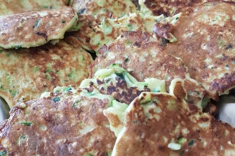 Cliquez pour zoomer ! Paillassons de courgettes au Thermomix