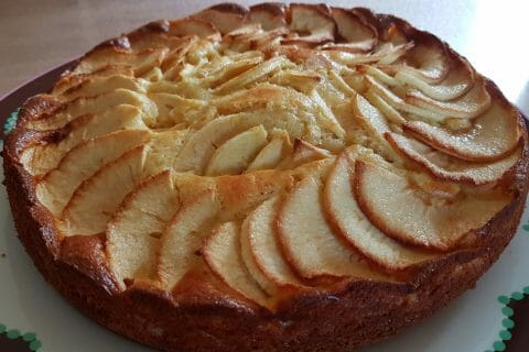 Cliquez pour zoomer ! Gâteau aux pommes et mascarpone au Thermomix