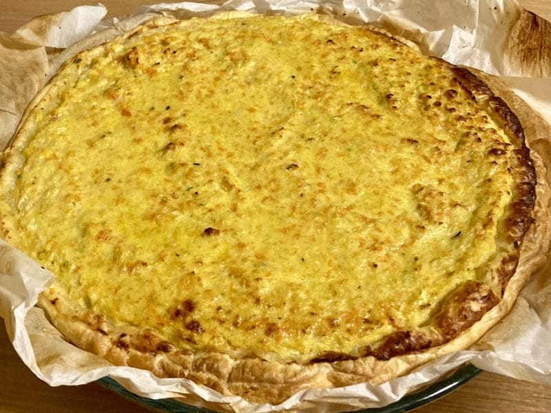 Cliquez pour zoomer ! Tarte courgettes et carottes Thermomix par Thierrycooks