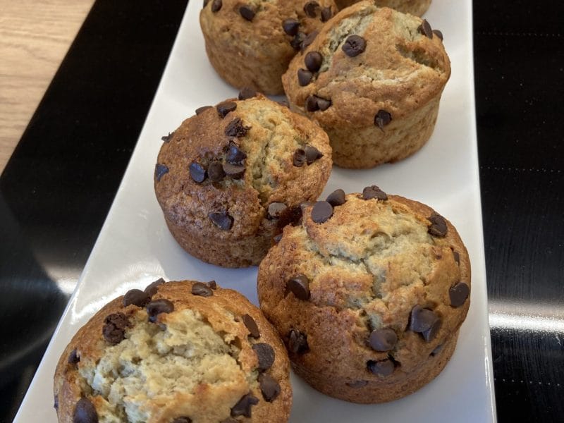 Cliquez pour zoomer ! Muffins à la banane Thermomix par Thierrycooks