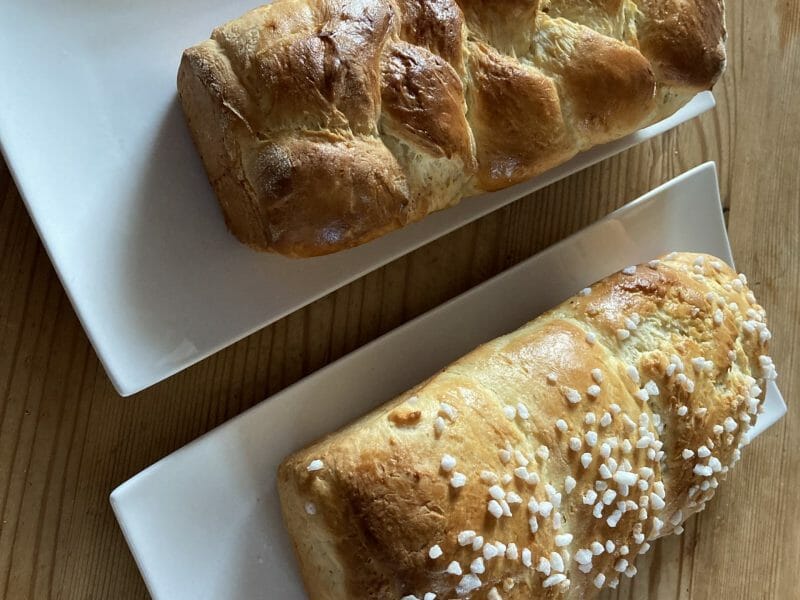 Cliquez pour zoomer ! Brioche tressée à la mie filante Thermomix par Thierrycooks