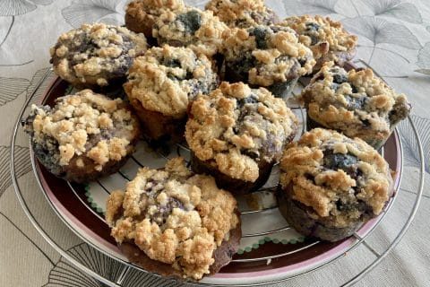 Cliquez pour zoomer ! Muffins aux myrtilles Thermomix par Thierrycooks