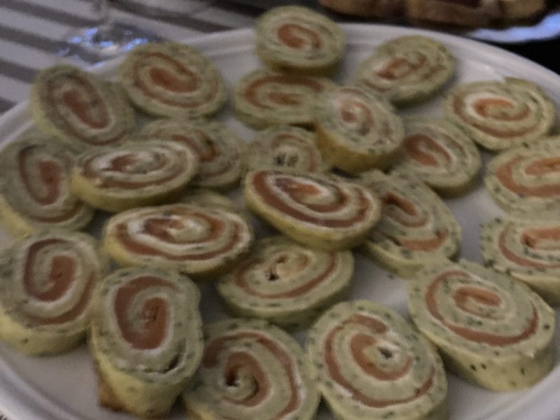 Cliquez pour zoomer ! Roulé aux courgettes et au saumon fumé Thermomix par Thierrycooks