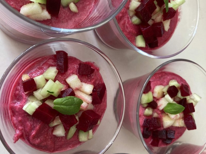 Cliquez pour zoomer ! Gaspacho de betterave et pomme Thermomix par Thierrycooks