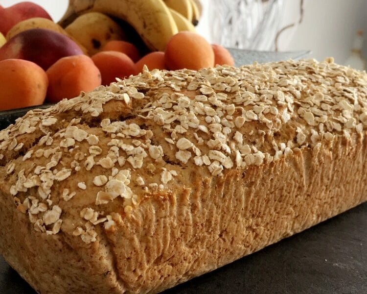 Cliquez pour zoomer ! Pain aux flocons d’avoine et au miel Thermomix par Vanessa