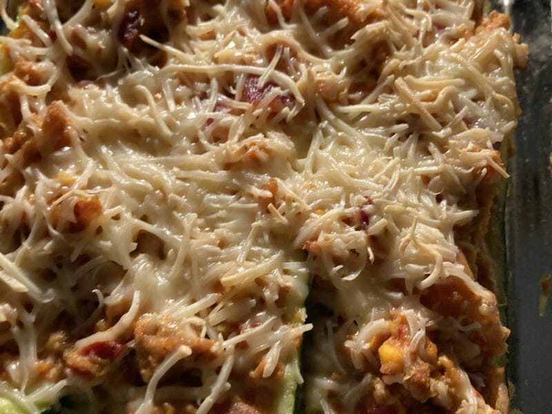 Cliquez pour zoomer ! Courgettes farcies au thon Thermomix par melouts