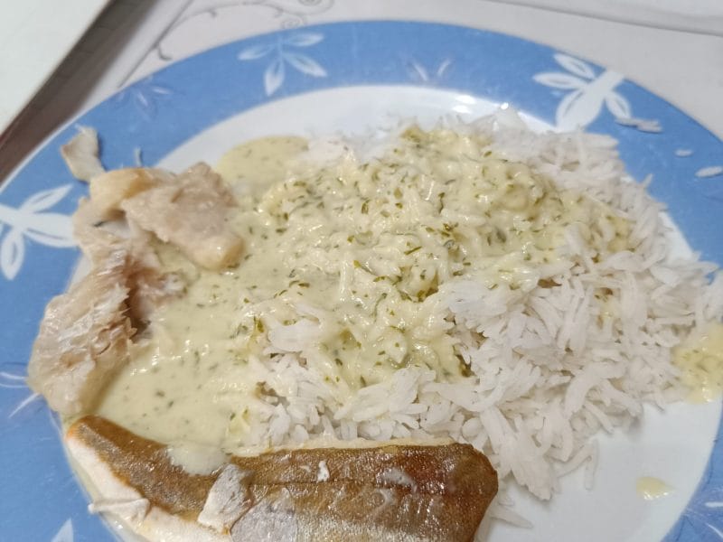 Cliquez pour zoomer ! Filet de cabillaud et sa sauce persillée Thermomix par marie34300