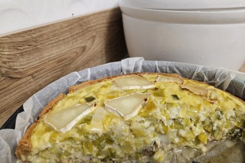 Cliquez pour zoomer ! Gâteau poireaux, lardons et fromage Thermomix par lylas90