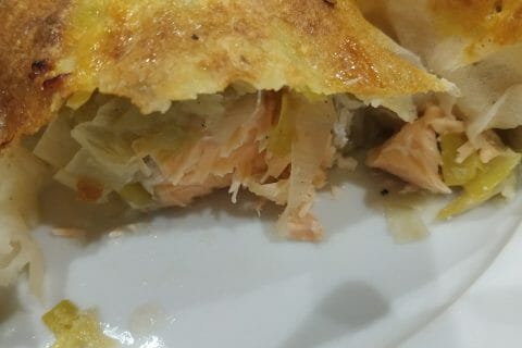 Cliquez pour zoomer ! Brick de saumon et poireaux Thermomix par maiyion