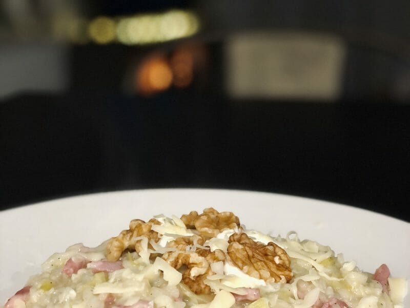 Cliquez pour zoomer ! Risotto poireaux et lardons Thermomix par marion_417