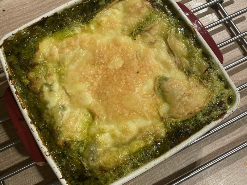 Cliquez pour zoomer ! Gratin de purée de pommes de terre aux épinards Thermomix par evette57