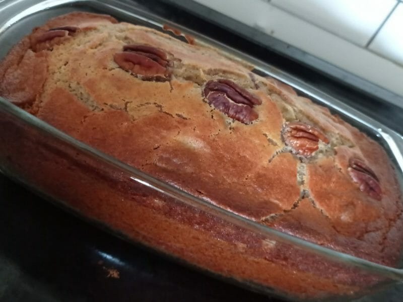 Cliquez pour zoomer ! Banana bread aux noix de pécan Thermomix par la3titia