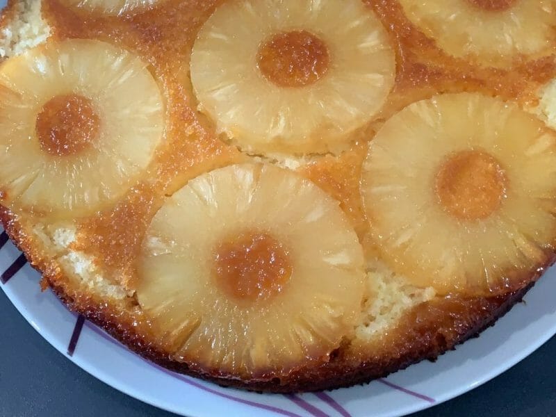 Cliquez pour zoomer ! Gâteau renversé à l’ananas Thermomix par zehros130