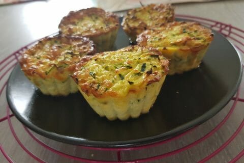 Cliquez pour zoomer ! Mini frittatas à la courgette et chèvre au Thermomix
