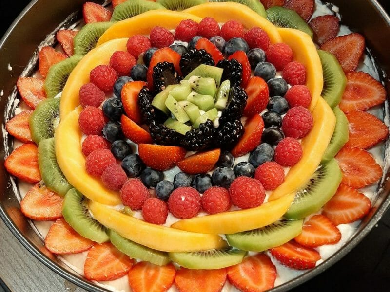 Cliquez pour zoomer ! Tarte aux fraises sans cuisson Thermomix par nadine_67