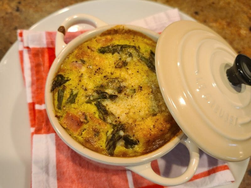 Cliquez pour zoomer ! Flan aux asperges et parmesan Thermomix par Frenchie