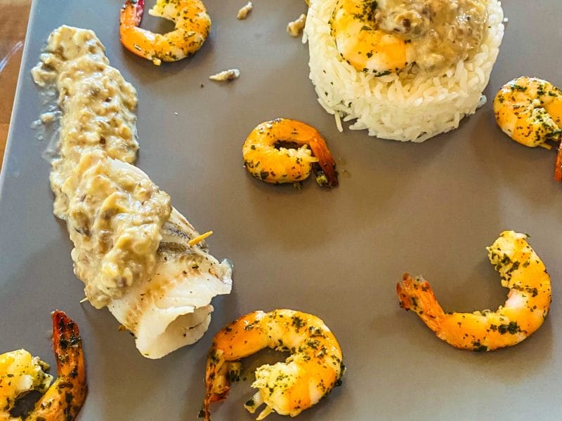 Cliquez pour zoomer ! Filets de sole aux crevettes et champignons Thermomix par gui_3