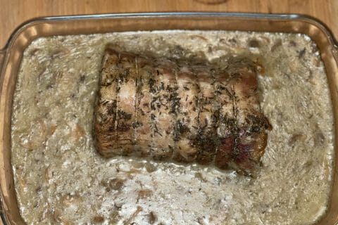 Cliquez pour zoomer ! Roti de porc sauce échalote Thermomix par koundi