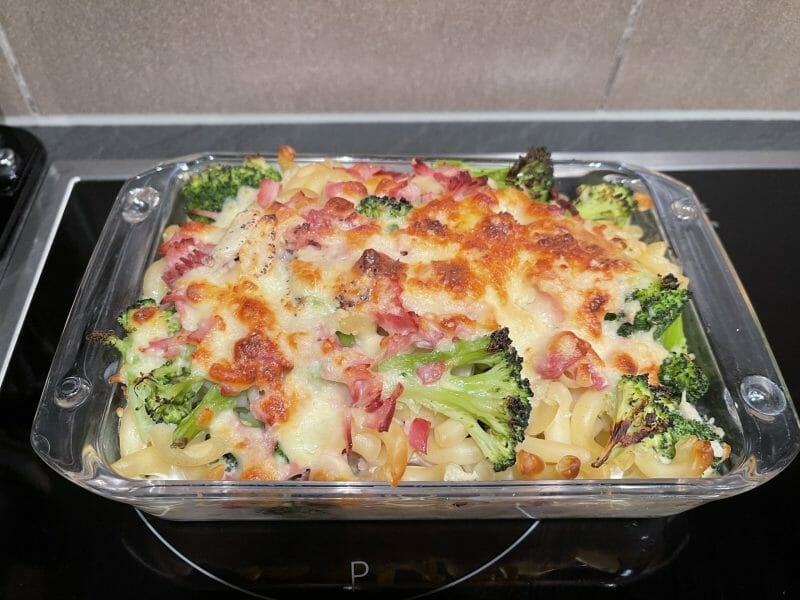 Cliquez pour zoomer ! Gratin de pâtes au brocoli Thermomix par silvia_6
