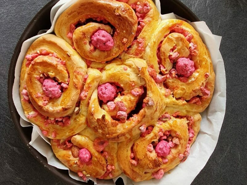 Cliquez pour zoomer ! Brioche aux pralines roses Thermomix par maritche74