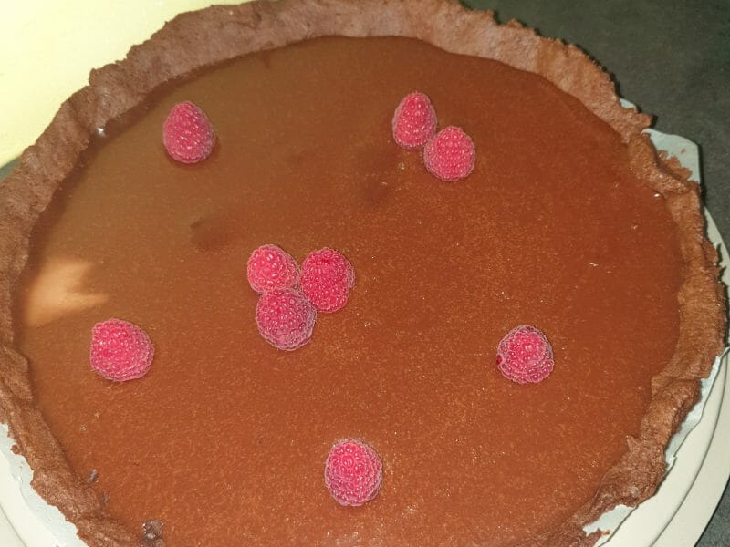 Cliquez pour zoomer ! Tarte tout chocolat Thermomix par gwendoline_45