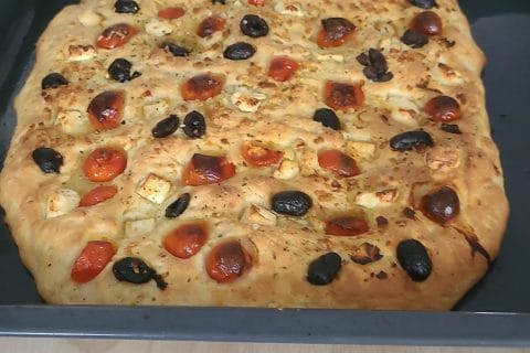 Cliquez pour zoomer ! Focaccia des Pouilles Thermomix par nadou34300