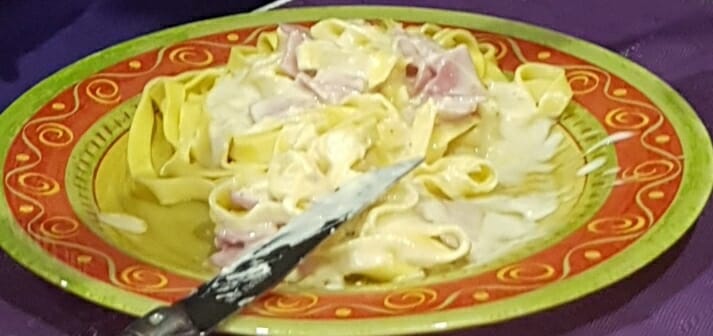 Cliquez pour zoomer ! Tortellini sauce crémeuse au jambon Thermomix par violette67