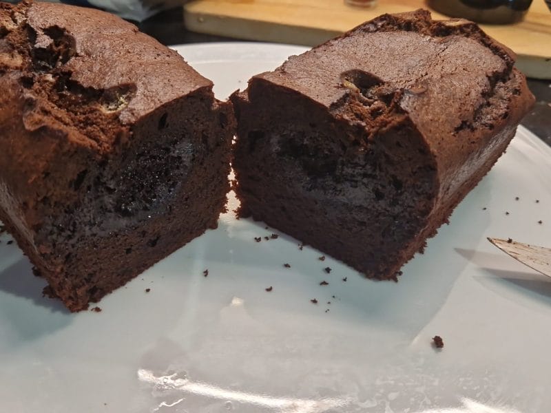 Cliquez pour zoomer ! Cake fondant choco-rhum Thermomix par maudbxl