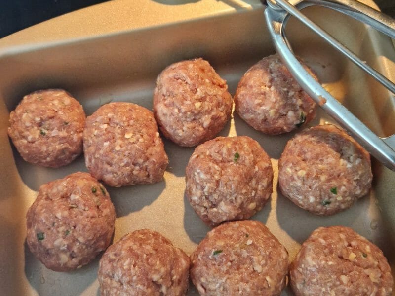 Cliquez pour zoomer ! Boulettes de viande à la sauce tomate Thermomix par maudbxl