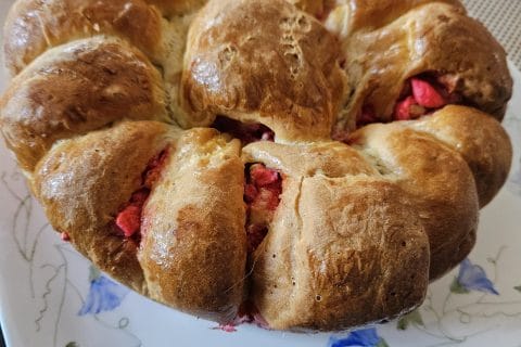 Cliquez pour zoomer ! Brioche aux pralines roses Thermomix par Anjea